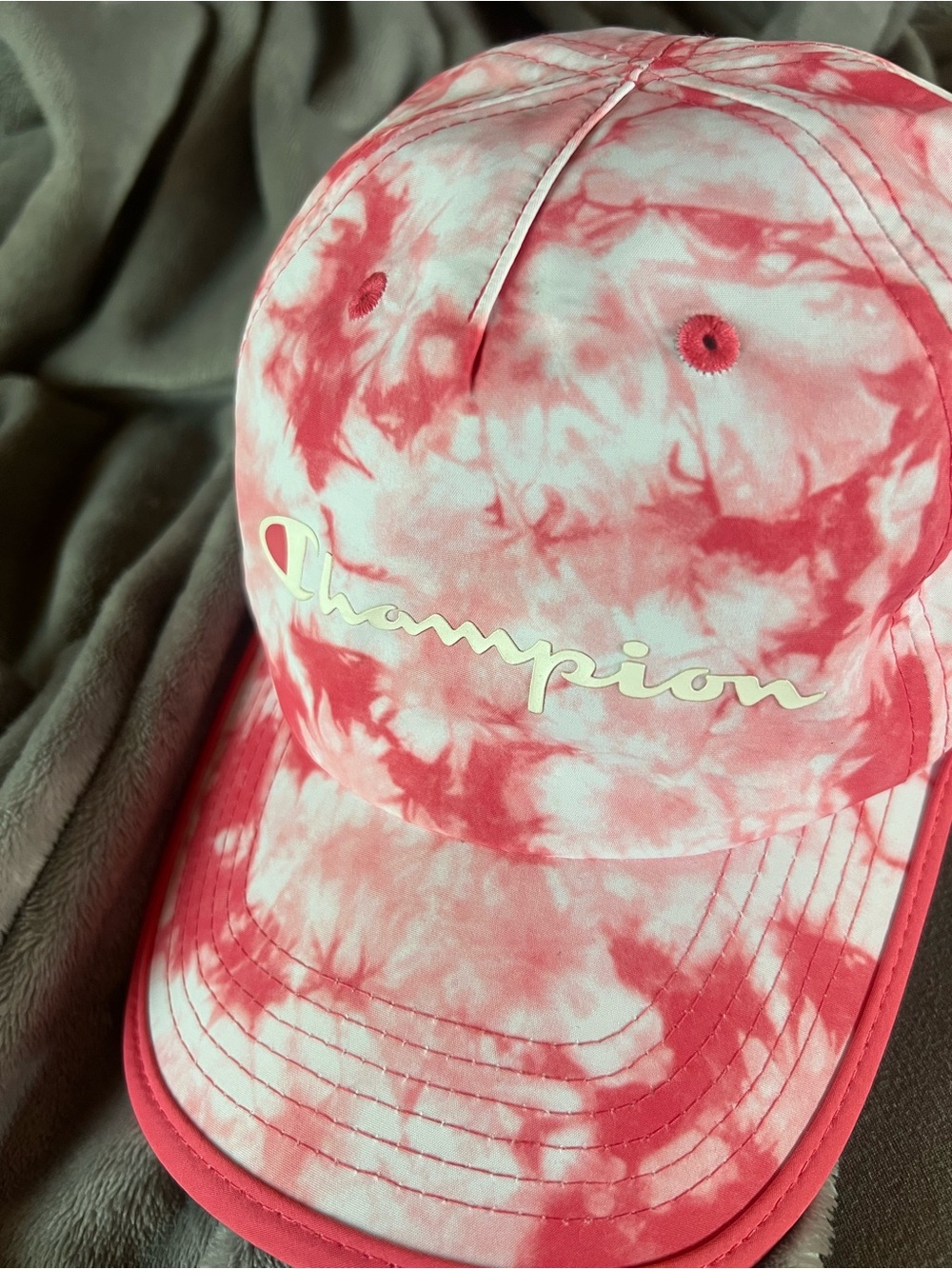 Champion Hot Pink Tie Dye Look Women’s Hat, good condition